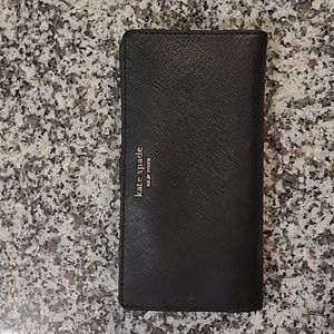 Kate spade New York Black Leather Wallet.